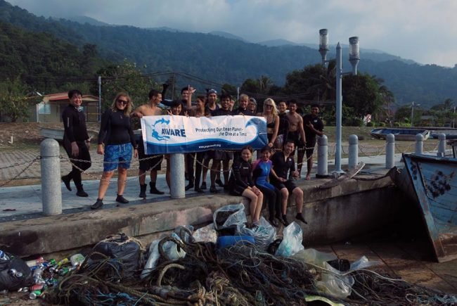 Our awesome clean up team