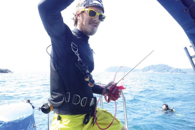 Using a sidemount COT setup